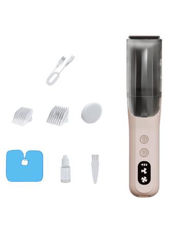 Fovolat Silent Hair Clippers for Kids - Electric Hair Clippers Kids Hair Trimmer - Quiet Hair Cutting Clippers Hair Trimmer Grooming Tools Cordless Hair Clipper Rechargeable Pink