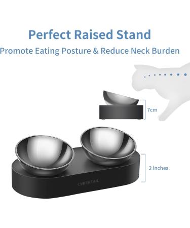 Meta Title: PETKIT Stainless Steel Raised Dog Cat Food Bowl - Sturdy Elevated Feeder Bowl for Cats and Dogs - Buy Online on GoSupps.com