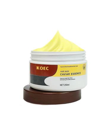 Collagen Hair Mask - Caviar Treatment for Damaged Hair | Deep Repair & Conditioning for All Hair Types - Buy Online on GoSupps.com