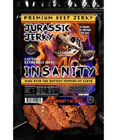 Jurassic Jerky Grab bag (1 Oz- 10 Pack)' (Insanity 10 Packs)