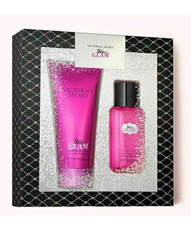 Victoria's Secret Tease Glam Fragrance Mist and Body Lotion 2-Piece Gift Set for Women Limited Edition
