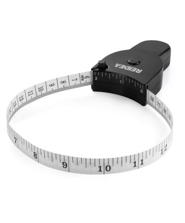 Body Measure Tape 60inch (150cm), Lock Pin and Push-Button Retract, Ergnomic and Portable Design, REIDEA M1, Black - Buy Online on GoSupps.com