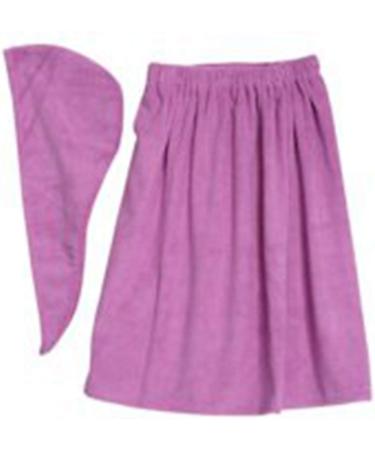FAMKIT Soft Spa Bath Towel for Women | Quick Dry Hair Drying Cap - Purple Medium | International Shipping Available - Buy Online on GoSupps.com