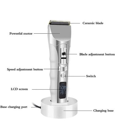 Professional Hair Clipper & Beard Trimmer - Rechargeable for Men & Home Use | International Shipping Available - Buy Online on GoSupps.com