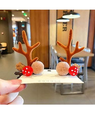 WZX Cutie Hair Clips 4 Pairs Christmas Hairpins Hair Accessories Gift for Decoration Ornament Party for Kids Girls Family - Buy Online on GoSupps.com