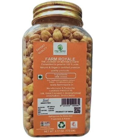 Farm Royale Roasted Chana Chick PEAS-175gm||100% Pure and Natural||Export Quality||Hand picked materrial - Buy Online on GoSupps.com