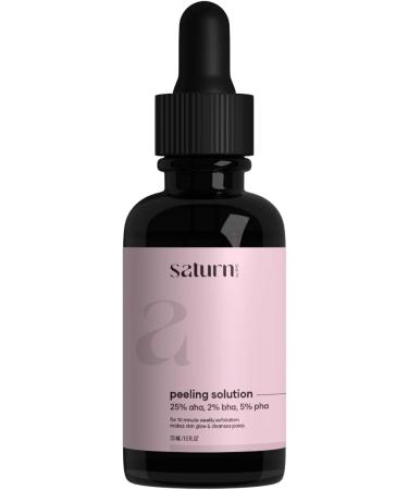 Saturn by GHC Peeling Solution for Face | 10-Minute Facial | Chemical peel for face for glowing skin | Exfoliating serum | For Women | At-home facial | 30ml - Buy Online on GoSupps.com