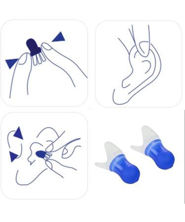 Sleep earplugs 1 Pair Silicone Earplugs Reusable Noise Cancelling Ear Plugs Soft Silicone Noise Reduction for Sleep Study (Color : A) - Buy Online on GoSupps.com