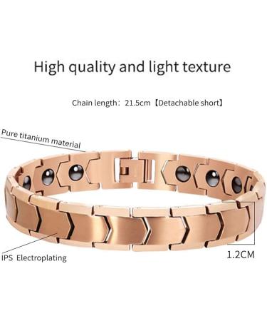 Prostapower Magnetic Copper Band Adjustable Length Fashion Bracelet Prostapower Copper Wristband for Men and Women - Buy Online on GoSupps.com