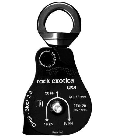 Rock Exotica Omni-Block 2.0" Swivel Pulley Black One Size