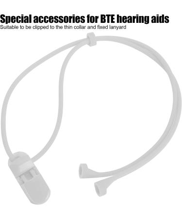 Hearing Aid Holder Portable Silicone Hearing Aid Clip for Children for BTE for Adults for Seniors (White) - Buy Online on GoSupps.com