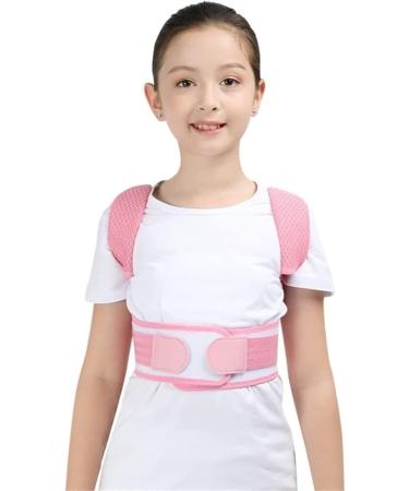 Back Brace Lumbar Support Back Posture Corrector Orthopedic Corset Shoulder Lumbar Spine Decompression Waist Belt(Pink Small) Small Pink - Buy Online on GoSupps.com