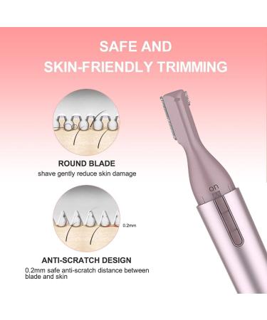 Touch Beauty Waterproof Trimmer AG-1658P - Precision Body & Face Hair Removal - Pink Nose Eyebrow Ear Trimmer - Buy Online on GoSupps.com