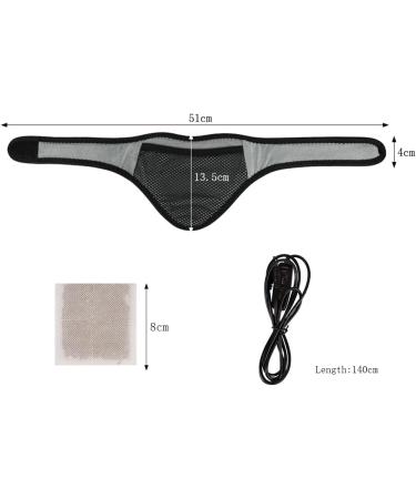 USB Neck Heat Pad Electric Neck Warmer Collar - Pain Relief & Therapy with Adjustable Temperature - Cyan - for Women Men Elder - Buy Online on GoSupps.com