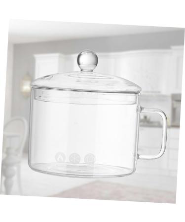 Zerodeko Fruit Transparent Food Storage Container Home Glass Bowl Glass Mixing Bowl Bowls for Kitchen Glass Container with Lid Terrarium Glass Salad Bowl Clear Container Fruit Container 16*15cm As Shown - Buy Online on GoSupps.com