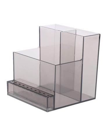 F Fityle 13 Holes Nail Drill Bits Holder Stand Organizer Manicure Tools Box - Black | 10.3cm Height, 10.5cm Width, 9.6cm Bottom Length - Buy Online on GoSupps.com
