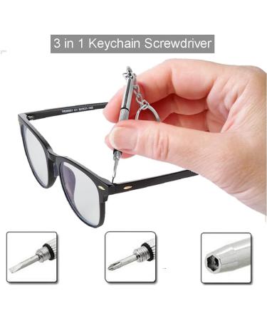 Eyeglass Glasses Screwdriver  Mini Eyeglass Glasses Repair Kit  Multifunctional Small Screwdriver for Laptop  Watch(Yellow) - Buy Online on GoSupps.com