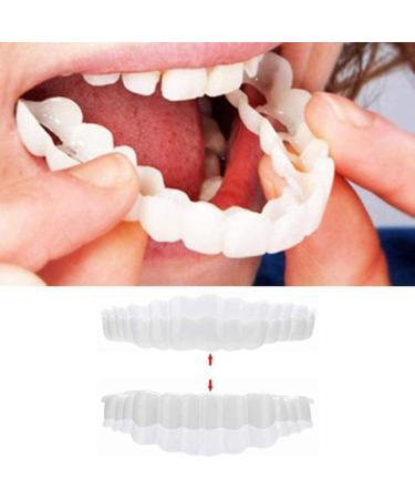  2 Pairs Adjustable Temporary for Men & Women Natural Comfortable Design to Restore Confident Smile (2) - Buy Online on GoSupps.com