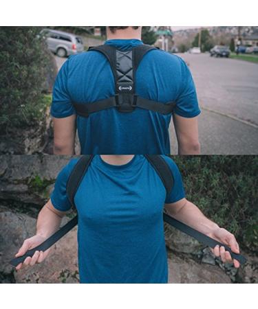 Adjustable Posture Corrector & Back Support Brace for Men & Women - Improve Posture & Prevent Slouching (ML - Buy Online on GoSupps.com