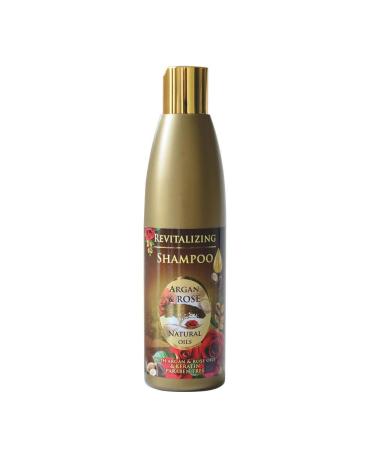 natural oils Revitalizing shampoo with rose and argan oil