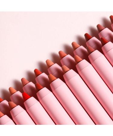 YIBABY Matte Lip Liner Pencil Set - 12 Natural Nude to Dark Waterproof Colors for Long-Lasting, Fade-Proof Lips - Perfect Makeup Gift for Daily, Travel, Party - Buy Online on GoSupps.com