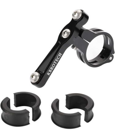 Kbrotech Adjustable Bicycle Water Bottle Cage Holder Mount Adapter - Ultra Strong 7075 Aluminum - Black - Buy Online on GoSupps.com