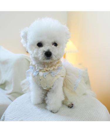 BT Bear Smally Douch Clied - Puppy Skirt Bow Princess Dress & Tutu Rock for Small Dogs & Cats - Size XL Apricot - Buy Online on GoSupps.com