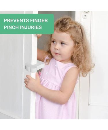 Kids Foam Door Stop 6PC Set - Baby Safety Finger Guard (White) - Buy Online on GoSupps.com