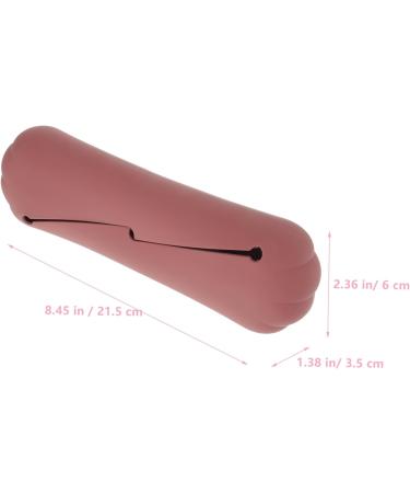 Angoily Portable Makeup Brush Bag | Travel Makeup Tool Holder & Organizer | Cosmetic Brush Storage Pouch | Brown - 21.5x6.5x3.5CM - Buy Online on GoSupps.com