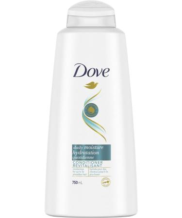 Dove Daily Moisture Shampoo hydrates and nourishes dry hair for up to 5x smoother hair 950 ml & Daily Moisture Conditioner with Bio-Nourish Complex moisturizes and nourishes dry hair 750 ml 950 ml (Pack of 1) Daily Moisture + Moisture Conditioner - Buy Online on GoSupps.com