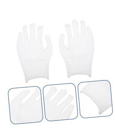 minkissy 12pairs Gloves Jewelry Glove Santa Cosplay Costume Wax Bath Mittens Christmas Santa Costume Paraffin Wax Mittens Work Glove Moisturizing White Cotton Yarn Labor Protection Cotton - Buy Online on GoSupps.com
