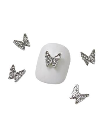 10Pcs 3D Butterfly Nail For Nails Alloy Butterfly Nail Decoration Alloy Nail Butterfly Nail Manicure Accessories Manicure Accessories Multi-Color
