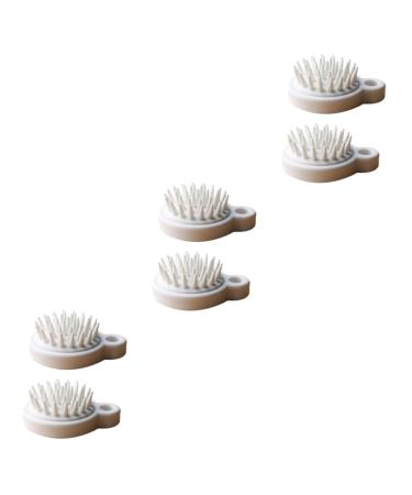 Beavorty 6 Stk Hair Wash Shampoo Brush scrubbing hair-head skin brush bathing scrubbing scalp stimulating brush clothes collector bathroom accessories massage clean bathing brush