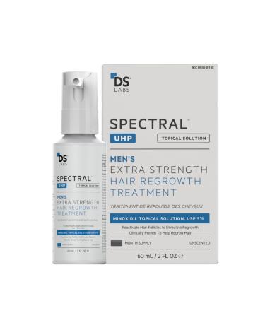 Spectral.UHP 5% Minoxidil Hair Growth Serum for Men by DS Laboratories - Extra Strength Topical Hair Loss Treatment, Supports Hair Growth in the Vertex, Experience Fuller, Thicker Hair (60ml)