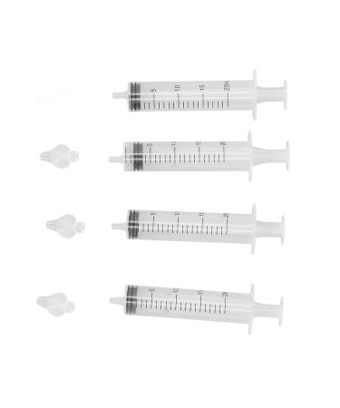 4Pcs 20ml Nasal Syringe with Safe Silicone Tip - Baby Nose Aspirator & Cleaner Tool - Buy Online on GoSupps.com