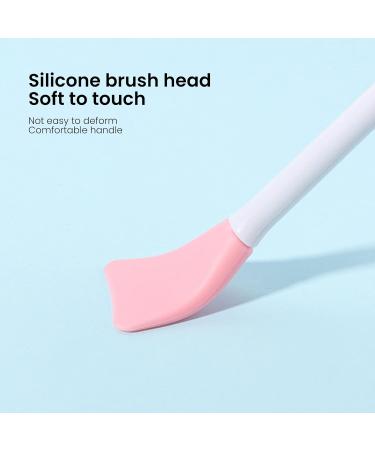 Dual End Silicone Face Scrubber & Lip Exfoliator Brush - Easy to Clean Men & Women Cleansing Tool - Buy Online on GoSupps.com