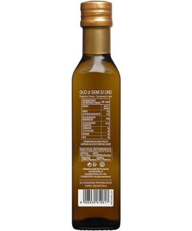  Italian Gourmet E.R. Fratelli Mantova Olio Semi Di Lino Set of 3 Flaxseed Oils Rich in Omega 3 Glass 250 ml + 400 g Box - Buy Online on GoSupps.com