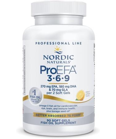 Nordic Naturals ProEFA 3-6-9 Lemon 500 mg 90 Soft Gels