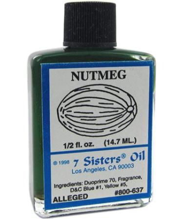 7 Sisters of New Orleans Perfumed Anointing Oil - Nutmeg 1/2oz