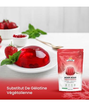 Agar Agar Powder 115g Natural Vegetable Gelatin for Jellies Desserts Jams Bovine Gelatin Leaf Substitute Rich in Fiber- - Buy Online on GoSupps.com