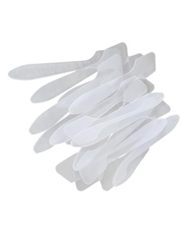 50 Pieces Beauty Tools Pieces Face Spatula Disposable Spatula Makeup Spatulas Ergonomic Cosmetic Spatulas Beauty Spatulas Face Mask Spoon