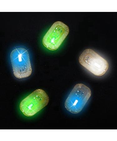 Lizusidtsy 5Pcs NFC Flash Nail Sticker LED Bare Chip Intelligent Luminous Nail Lamp Nail Sticker Enhancement Dark Blue - Buy Online on GoSupps.com