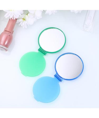 Lurrose Mini Folding Compact Makeup Mirror - 24 Pieces Round Cosmetic Mirror for Women & Girls - Perfect for Wallet & Handbag - Buy Online on GoSupps.com