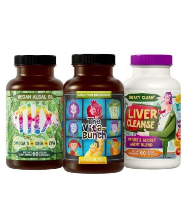 Vegan Omega 3 + Multivitamin + Tart Cherry Capsules Bundle