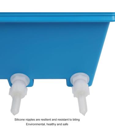Milk Feeding Bucket 6.7in Farm Small Animals Feeder with 5 Nipples 8 Liters Capacity Milk Feeding Tool Lamb Milk Bottle for Cattle Sheep Pigs - Buy Online on GoSupps.com