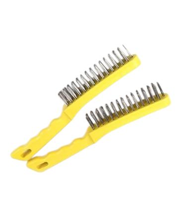Stainless Steel Brush Set Long Handle Scratch Brush Multipurpose Cleaner Welding and Removing Rust 2