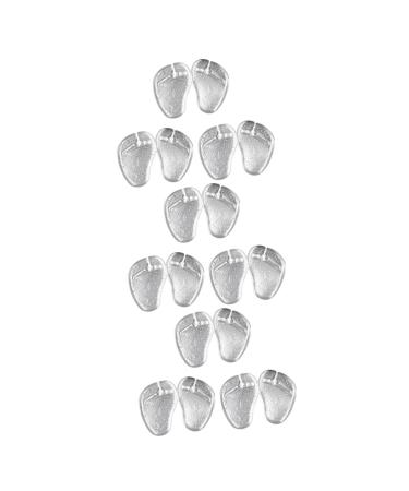 Mobestech 9 Pairs Forefoot Slipper Pad Shoes Grip Pads Sandals Toe Protectors Toe Filler Inserts Insole Pads Metatarsal Cushion Foot Pad Foot Protection Insoles Heel Gel Soft