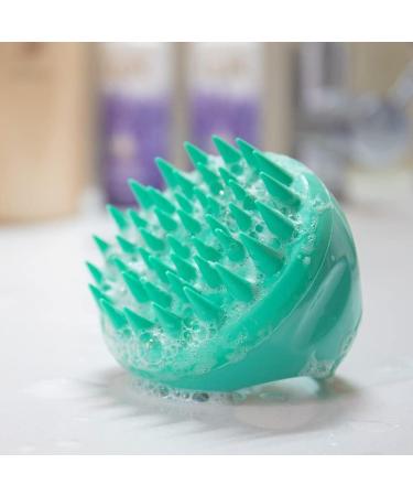 LMZ176 Red Scalp Massage Brush - Spa Shampoo Device for Relaxation & Hair Care | Shower & Bath Comb - Buy Online on GoSupps.com