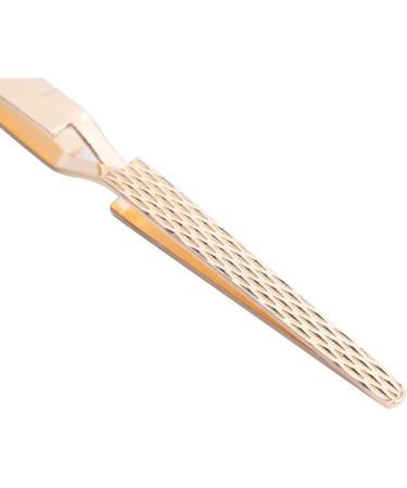 Stainless Steel Nail Pinching Clip with Nail Pusher Nail Shaping Clip Effortless Remover Nail Glue Dead Skin Sculpture Nail Art C Curve(Golden) - Buy Online on GoSupps.com