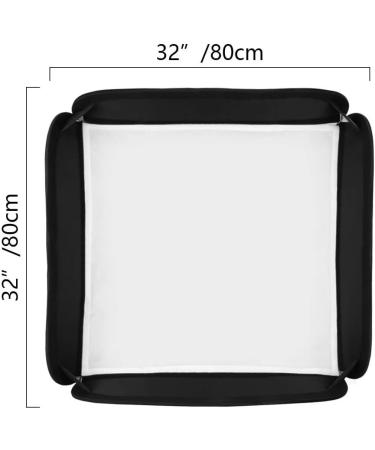 Godox 31x31inch Foldable Softbox Diffuser with S2 Bracket - Bowens Mount Speedlite for V1, AD200Pro, AD400Pro, TT350, V860II - Buy Online on GoSupps.com